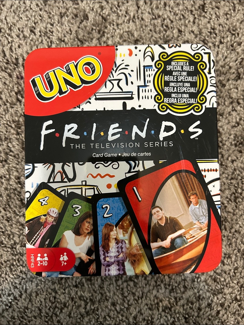 Friends The Television Series UNO Card Game